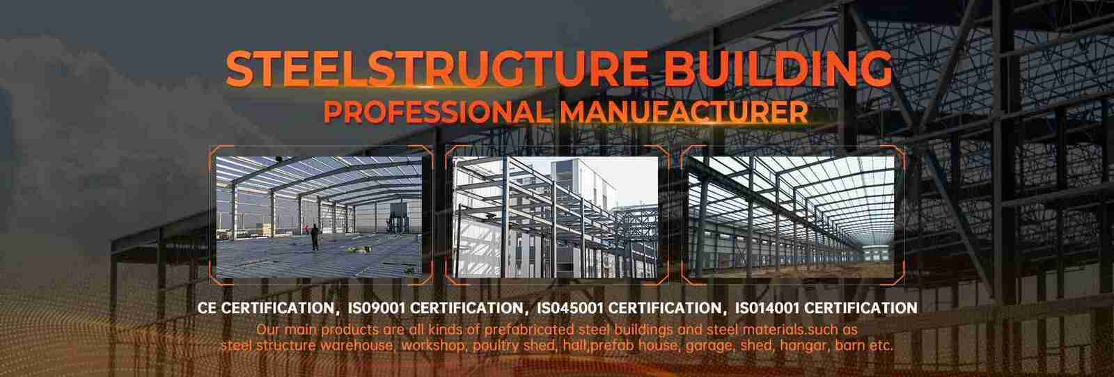 Steel Constructuin Steel Frame Building Construction factory - Prefabricated Steel ...