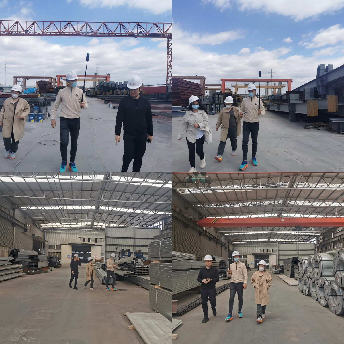 Reception of foreign friends for factory inspection