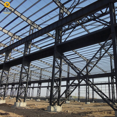 Prefab Industrial Steel Buildings with Aluminum Alloy Windows
