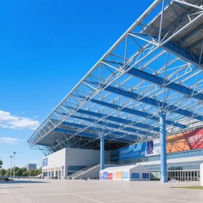 Sports Hall Gymnasium Design Steel Structure Basketball Court Construction