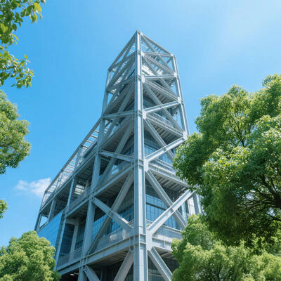 Custom Steel Frame Building 30% Lighter Than Conventional