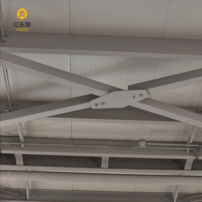 Customizable Steel Structure Factory with PVC Rain Spout