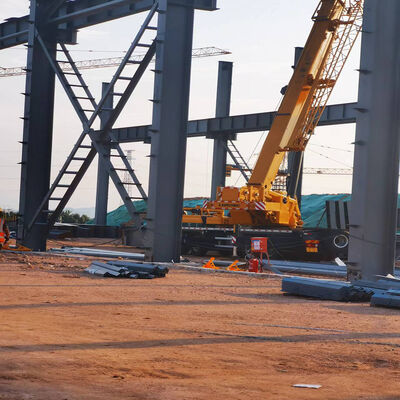 Galvanized Steel Structure Building Customized For Building Requirements