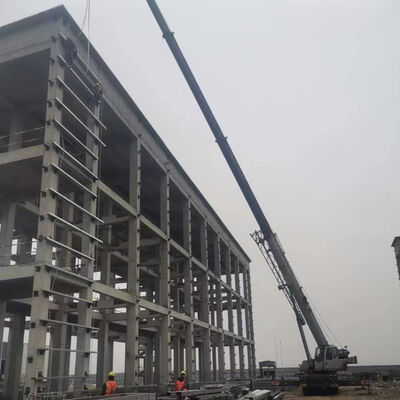 Round Bar Brace Steel Workshop Water Proof Fire Resistance For Construction Industry