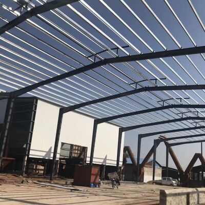 PKPM Drawing Steel Structure Building With Welded H Steel Column And Hot Rolled H Beam Material Selection