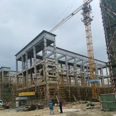 Eco-friendly Easy to Assemble Prefabricated Steel Structure Building with Paint or Galvanizing Treatment