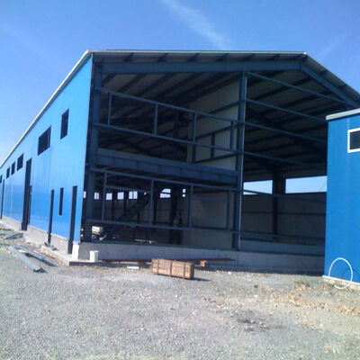 ASTM A36 Steel Structure Hangar 150m x 100m with 6.5m Eave Height