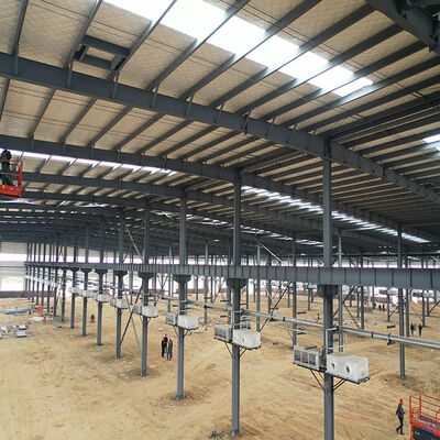 Galvanized Steel Structure Hangar Q355 Q235 with Sandwich Panel