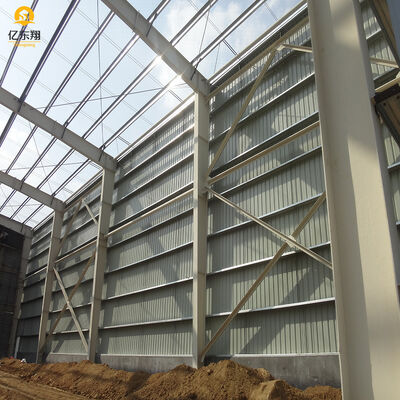 Prefab Industrial Steel Buildings with Aluminum Alloy Windows