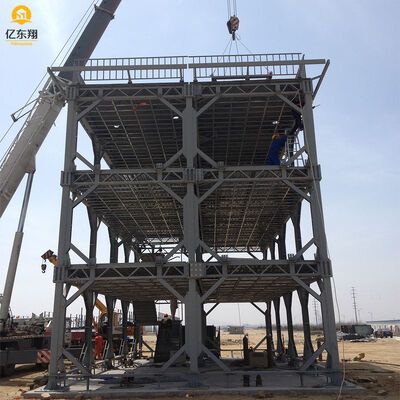 Multi Storey Steel Building with Q355 Q235 Frame and Sandwich Panel Cladding