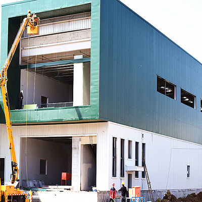Steel construction large span metal warehouse building
