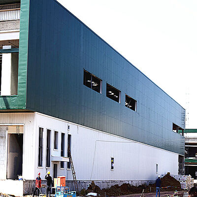 Steel construction large span metal warehouse building