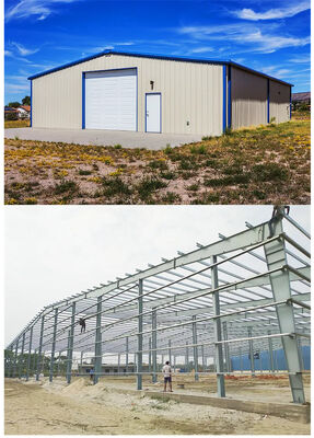 steel structure farm machinery and equipment storage shed