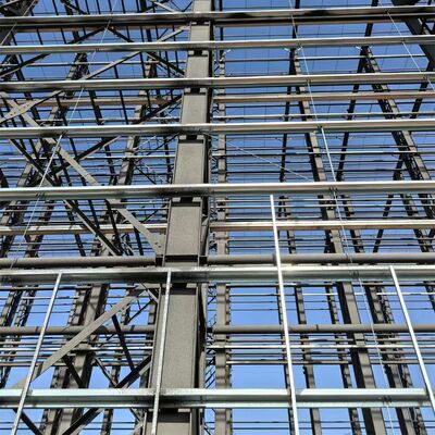 Customizable Steel Frame Building 35-65m² Corrosion Resistant