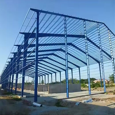 Strong Prefabricated Steel Structure Building Steel Sheet or Sandwich Panels Ideal Wall