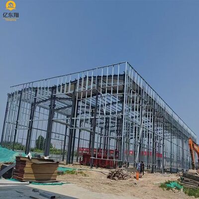 Aluminum Alloy Windows Prefabricated Steel Structure Building With Modern Design And Eco-friendly Sustainability