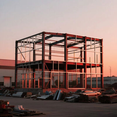 ISO Steel Structure Workshop EPS Panel Prefabricated Steel Structure H Shaped