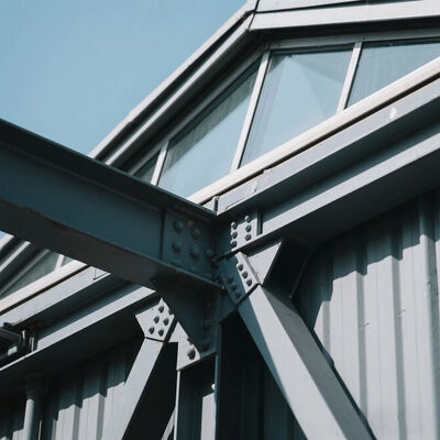 Q235 Steel Structure Building Anti Rust Paint Prefabricated Metal Frame