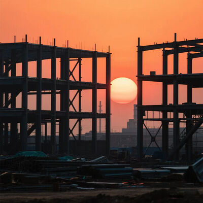 ISO Steel Structure Workshop EPS Panel Prefabricated Steel Structure H Shaped