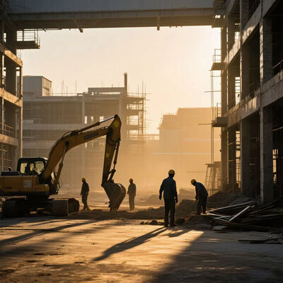 Prefabricated Steel Frame Warehouse Building 50-70 Year Lifespan