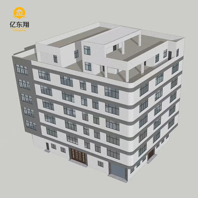 High Seismic Zone Multi-Story Steel Frame Building with Customizable Design and Fast Assembly