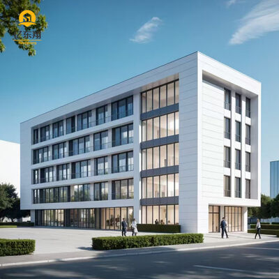 High Seismic Zone Multi-Story Steel Frame Building with Customizable Design and Fast Assembly