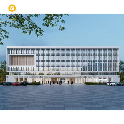 High Seismic Zone Multi-Story Steel Frame Building with Customizable Design and Fast Assembly