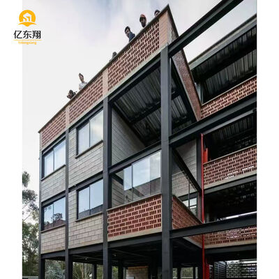 High Intensity Earthquake Resistant Fast Build Multi-Story Steel Frame Building for Urban Living