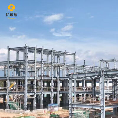 Large Span Customizable Design Prefabricated Steel Frame Building with Thermal Insulation