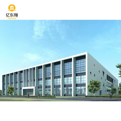 Large Span Customizable Design Prefabricated Steel Frame Building with Thermal Insulation