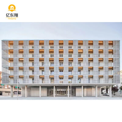 Large Span Customizable Design Prefabricated Steel Frame Building with Thermal Insulation