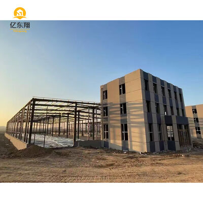 Fire Retardant Q235B Q345B Steel Grade Prefabricated Steel Warehouse with Customized Design