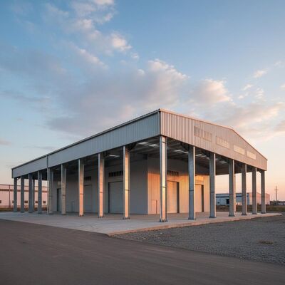 Galvanized Steel Prefabricated warehouse structure