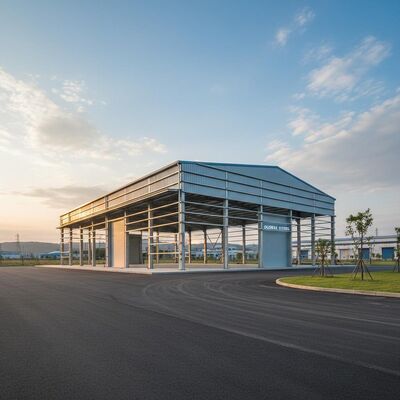 Galvanized Steel Prefabricated warehouse structure