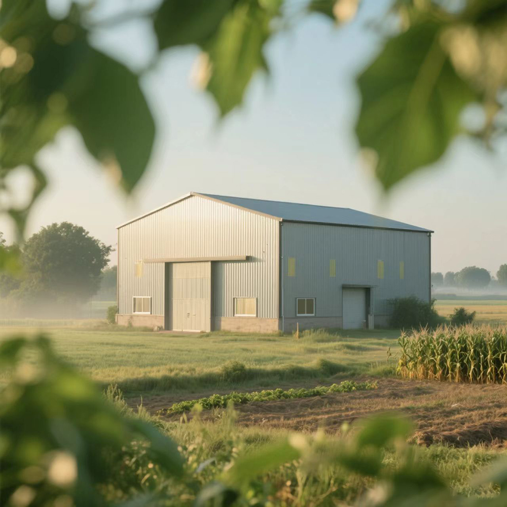 Portal Frame Prefab Pre Assembled Steel Workshop Building Storage ...