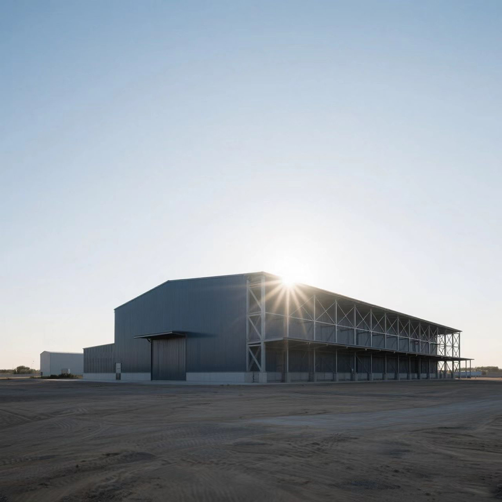 Steel Structure Warehouse Building with Thermal Insulation and Aluminum ...