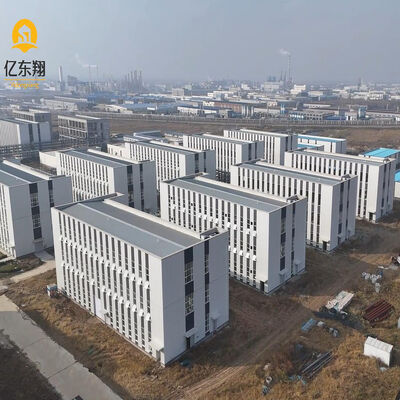 Steel Frame Building Construction with Aluminum Sliding Windows 50-70 Years Life