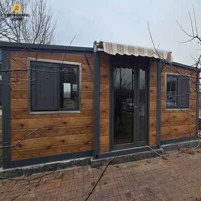 Galvanized Steel Frame Prefab Storage Container Homes Extended Container House