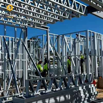 Square Structures Buildings High Intensity Steel Building with Square Tube Column