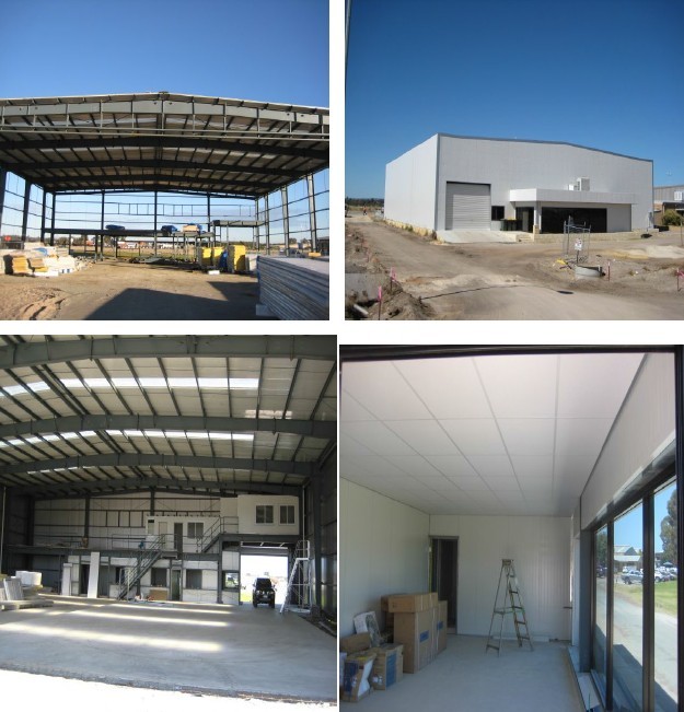 Q235B/Q345B Steel Structure Hangar 36m Span Prefabricated Building